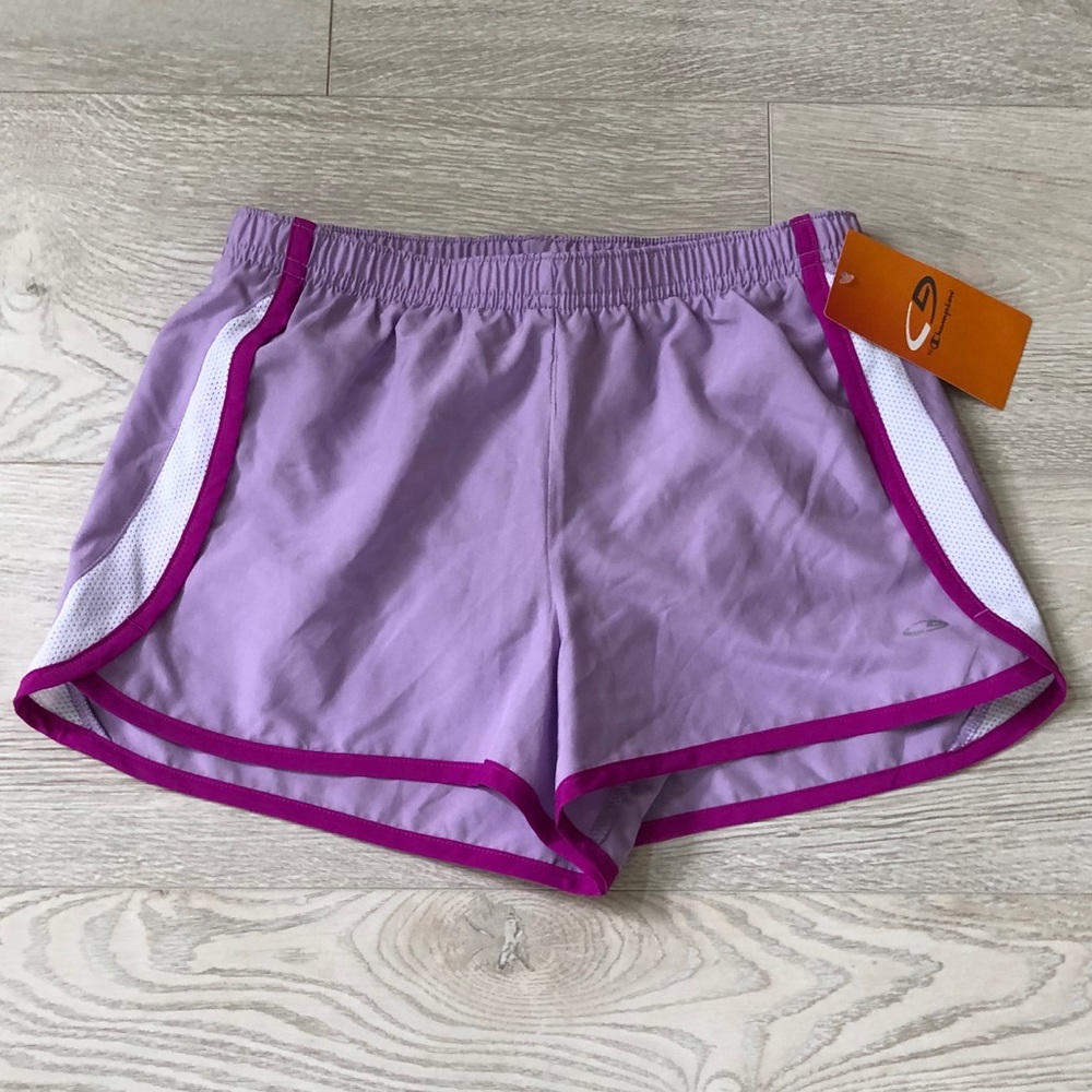 NWT Champion Girls Running Athletic Gym Duo Shorts - Picture 1 of 16
